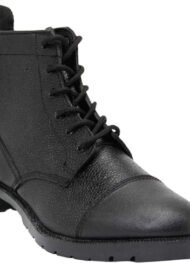 Grafters Mens 6 Eye Grain Leather Cadet Boots