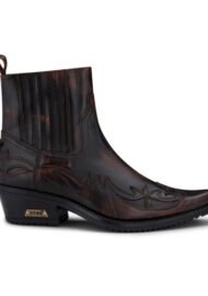 Mens Cowboy Ankle Cuban Winklepicker