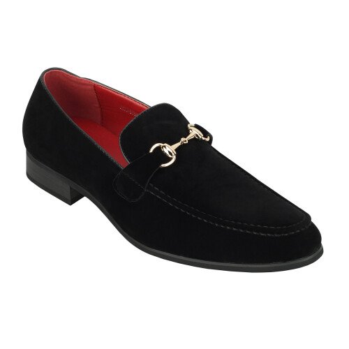 Horsebit Loafers Suede Leather