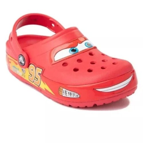 Crocs Red Slippers Mcqueen Clog Cars