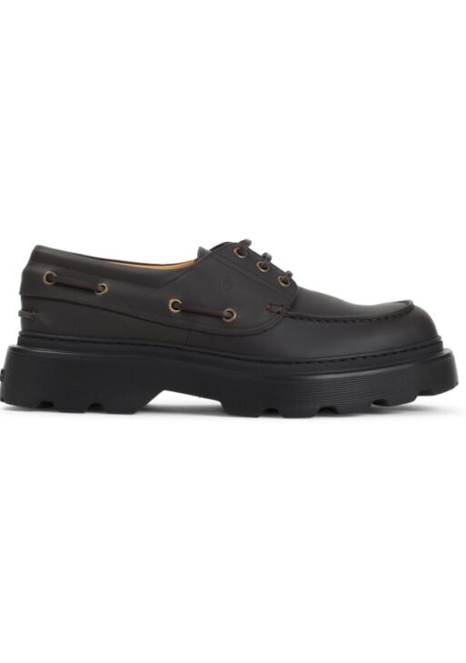 Lace Up Low Heel Shoes