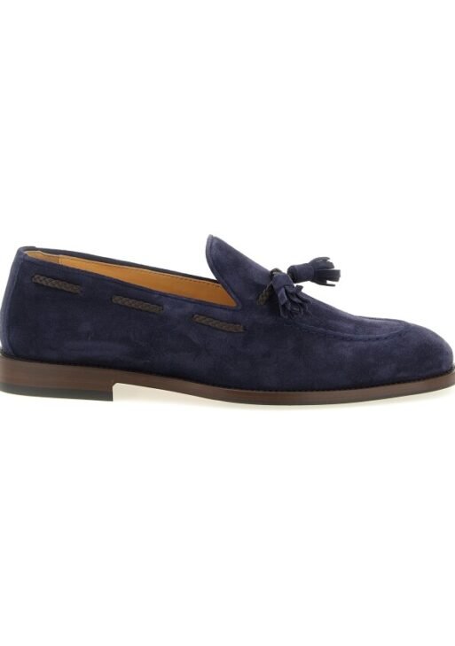 Tassel Detail Suede Loafer