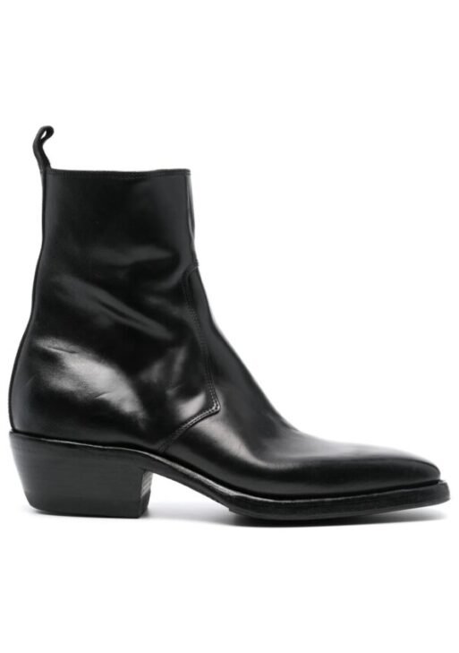 Side Zip Texan Boots