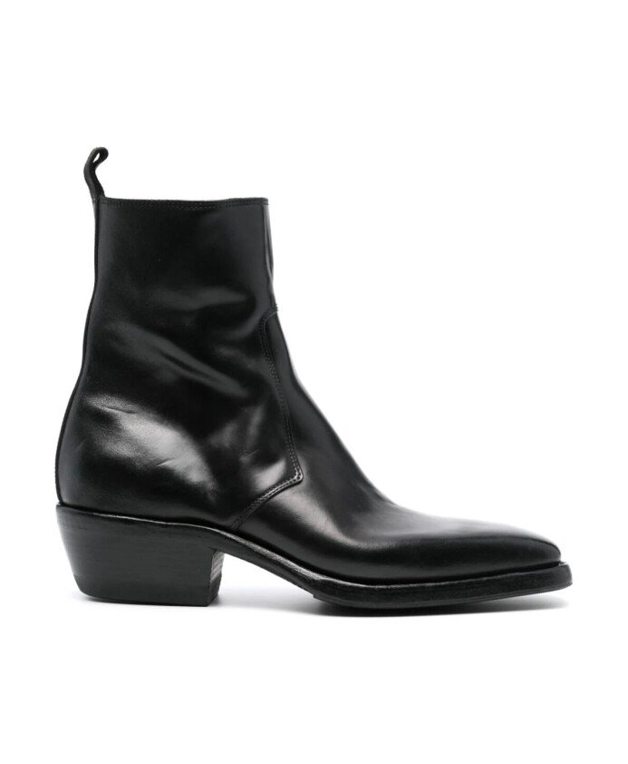 Side Zip Texan Boots