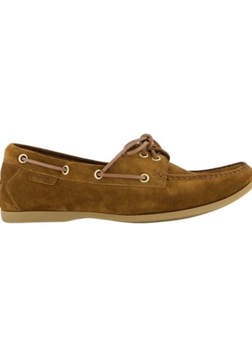 Tobacco Brown Suede Loafers