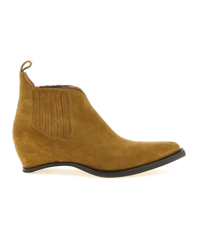 Heel-less Western Chelsea Boots